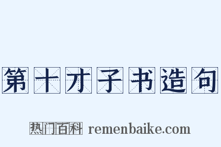 第十才子书造句是什么意思的图片